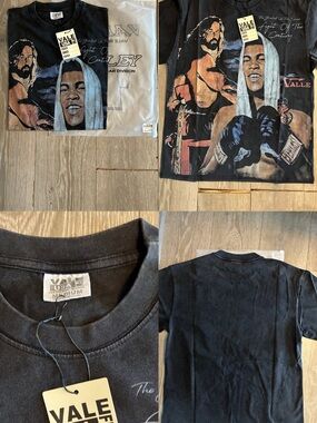 Vale Valley dreams Black Graphic Short Sleeve Tee